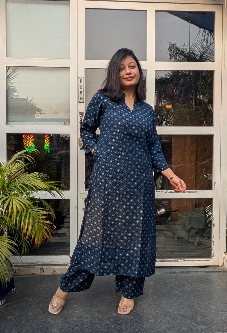 Printed Kurta Pant Set