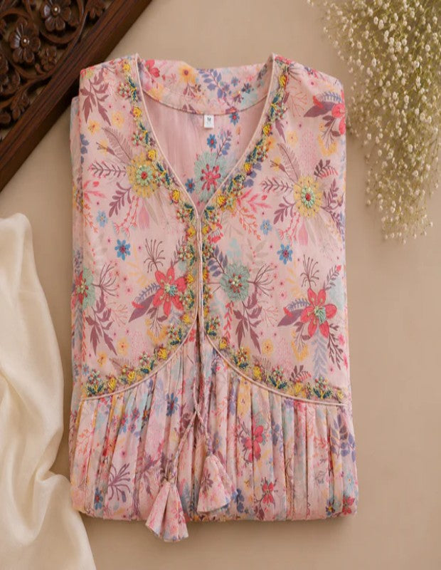 Festive Floor-Length Gown