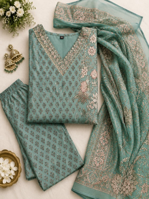 Floral Ethnic Kurta Set