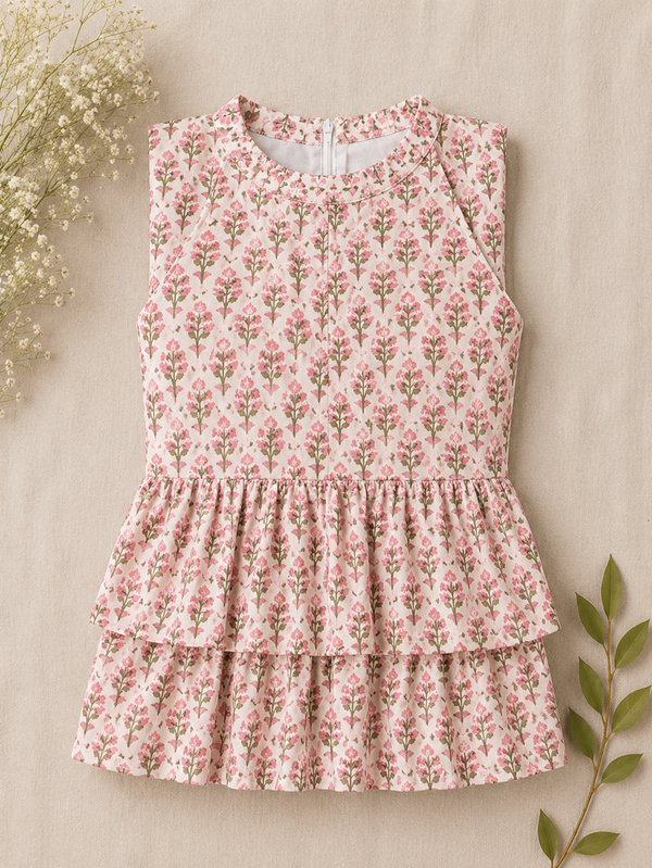 Tiered Halter Gown