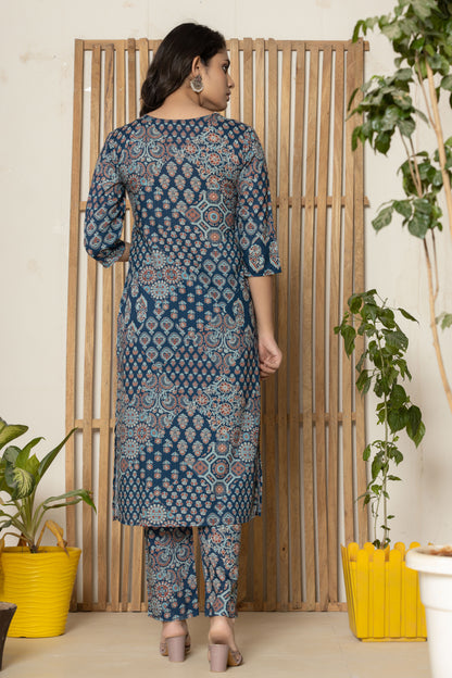 Printed Kurta Pant Set