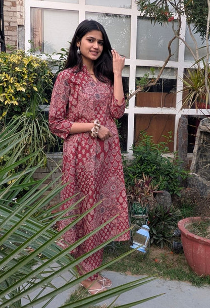 Printed Kurta Pant Set