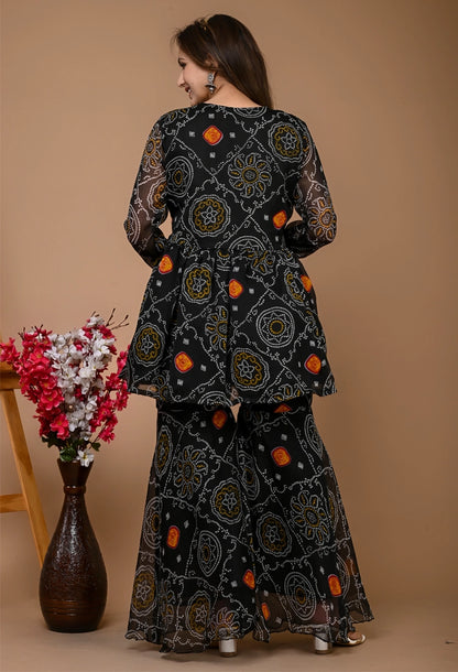 Bandhani Sharara Set