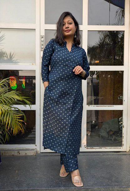 Printed Kurta Pant Set