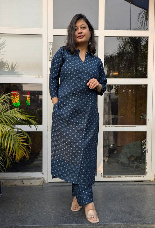 Printed Kurta Pant Set