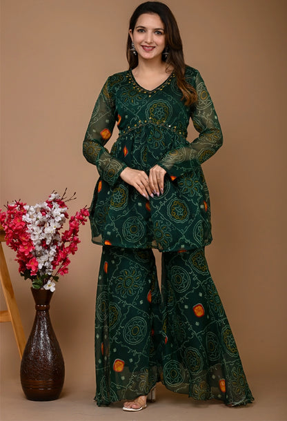 Bandhani Sharara Set