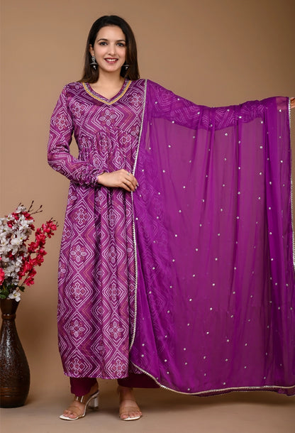 Wine Chinnon Alia Cut Suit