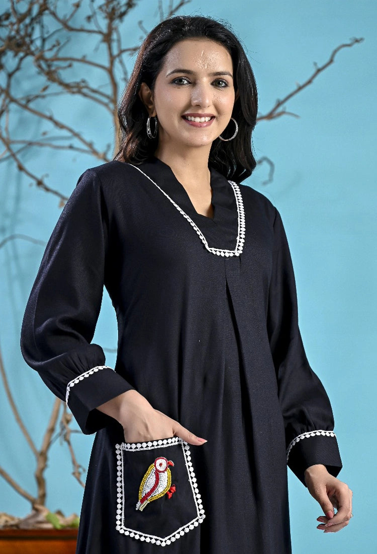 Black Bird Co-Ord Set