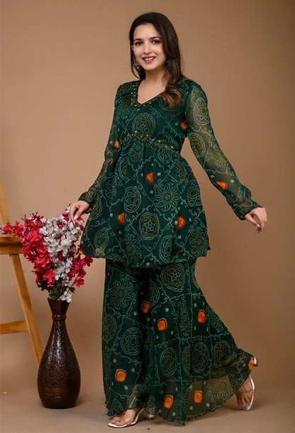 Bandhani Sharara Set