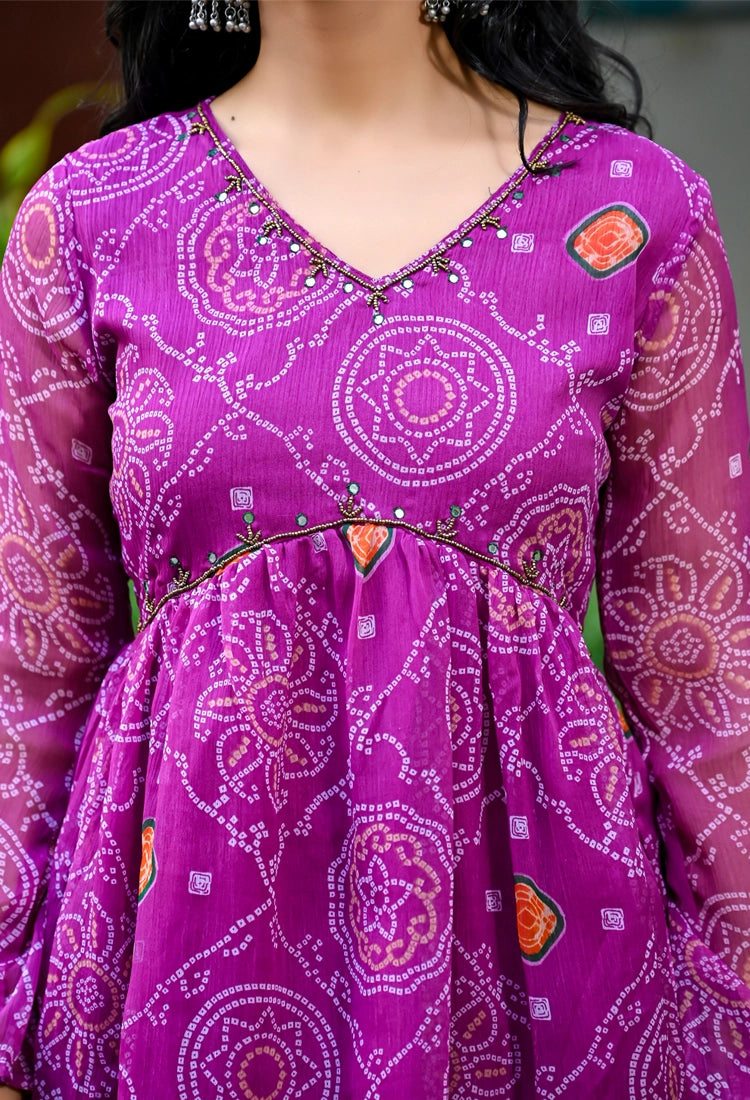 Bandhani Sharara Set