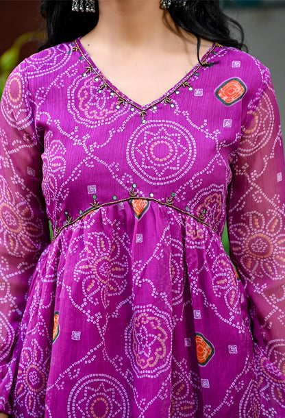 Bandhani Sharara Set