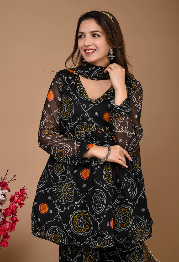 Bandhani Sharara Set