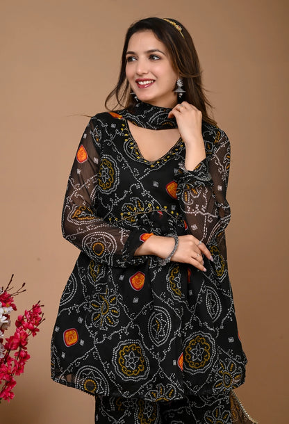 Bandhani Sharara Set