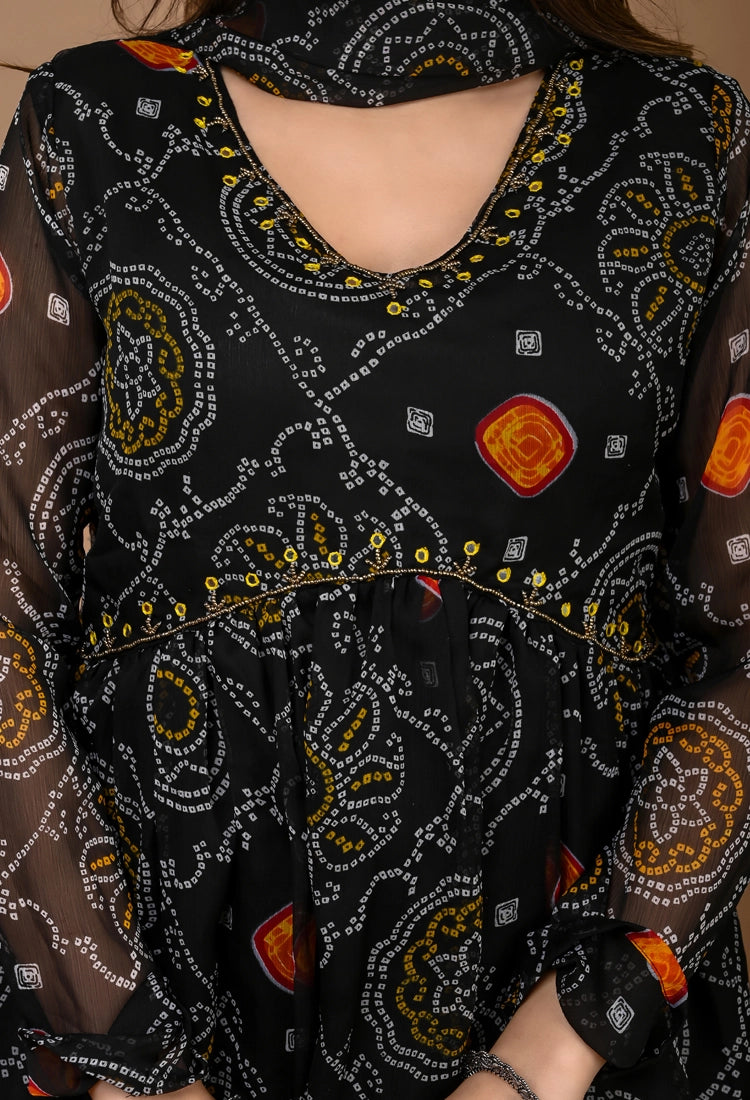 Bandhani Sharara Set