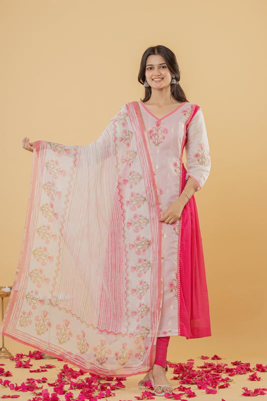 Kota Doriya Designer Suit Set