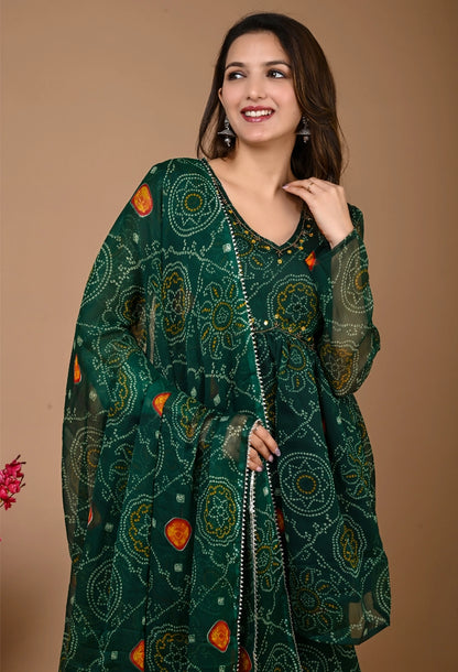 Bandhani Sharara Set