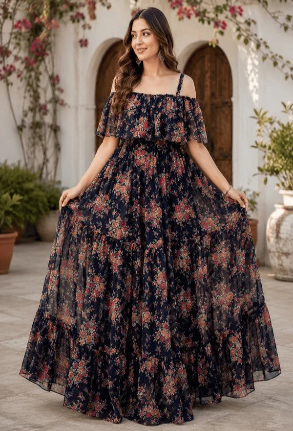Off-Shoulder Gown