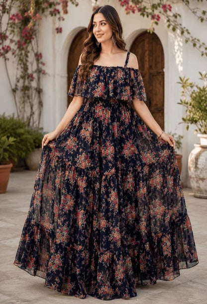 Off-Shoulder Gown