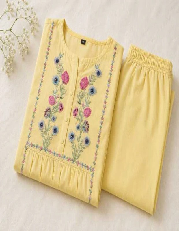 A Embroidered Co-ord Set