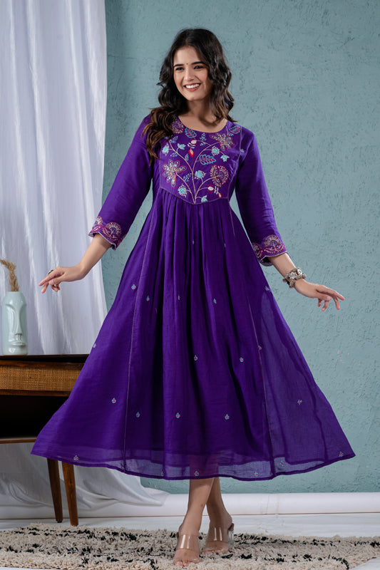 Embroidered Suit Set