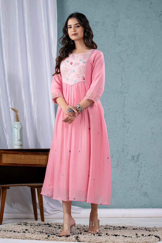 Embroidered Kurta Pant Set with Dupatta