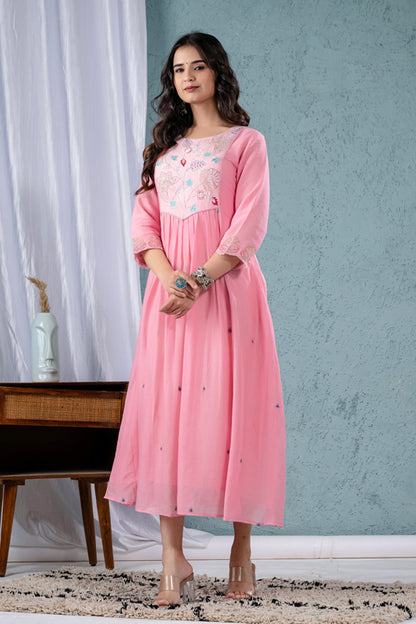 Embroidered Kurta Pant Set with Dupatta