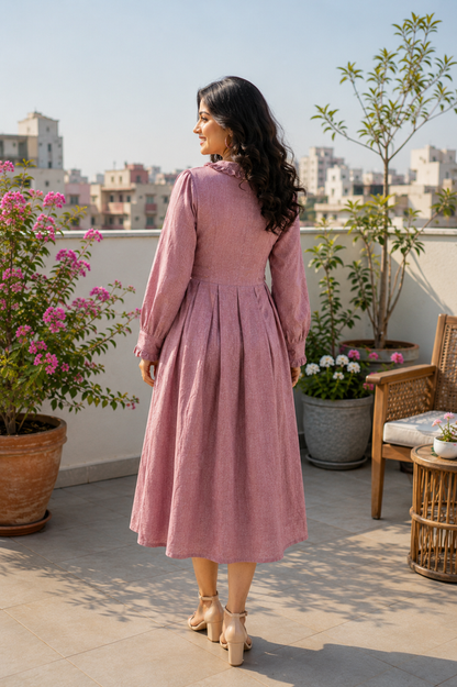 A Graceful Collared Dress