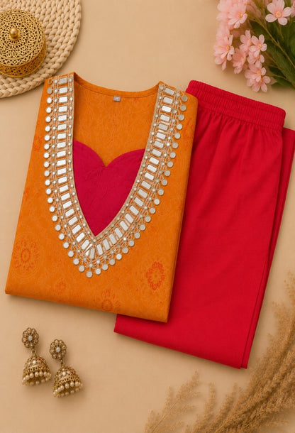 Bandhej Bustier Set
