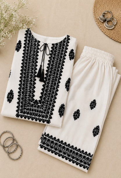 Embroidered Kurta Set