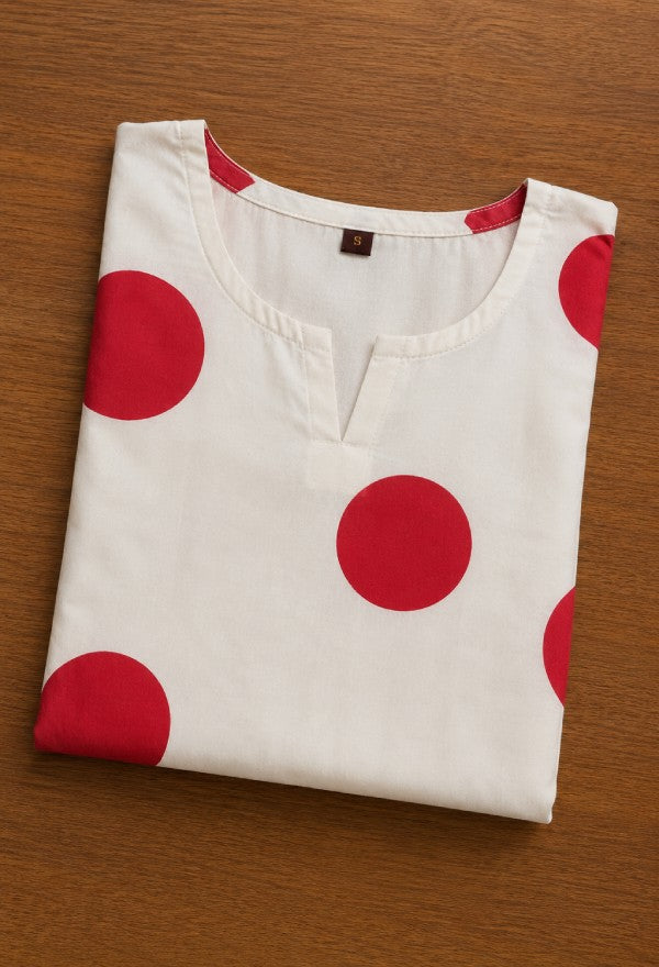 Polka Dot Kurta