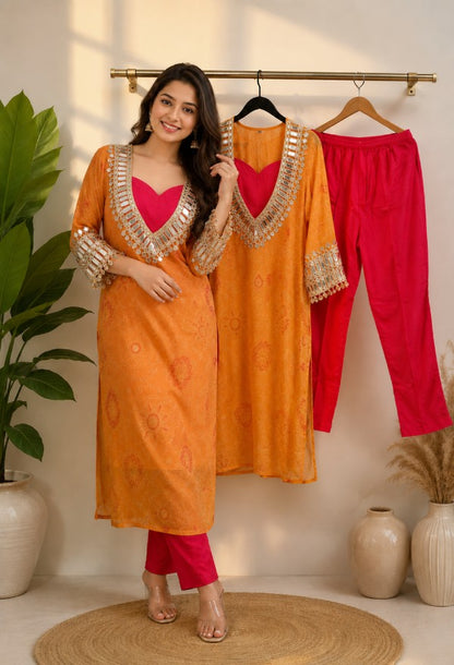 Bandhej Bustier Set