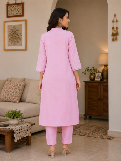 A Embroidered Co-ord Set