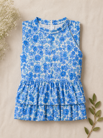 Tiered Halter Gown