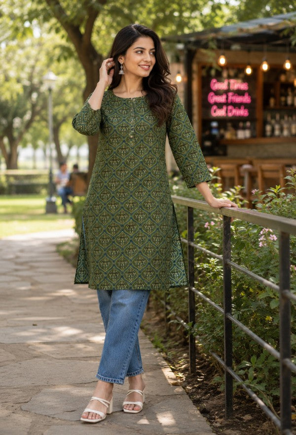 Cotton Straight Kurta