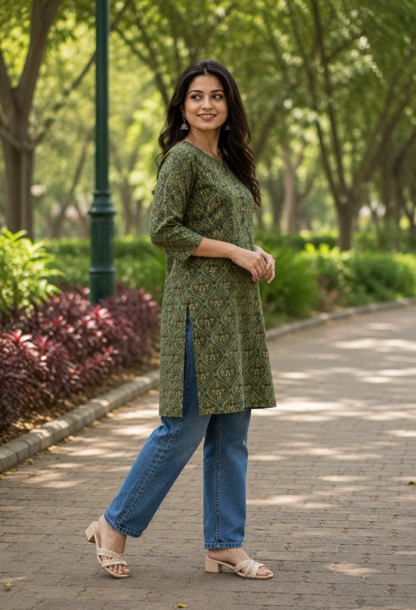 Cotton Straight Kurta