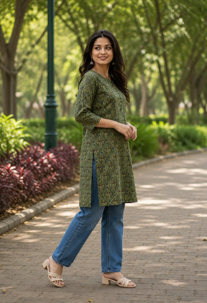 Cotton Straight Kurta