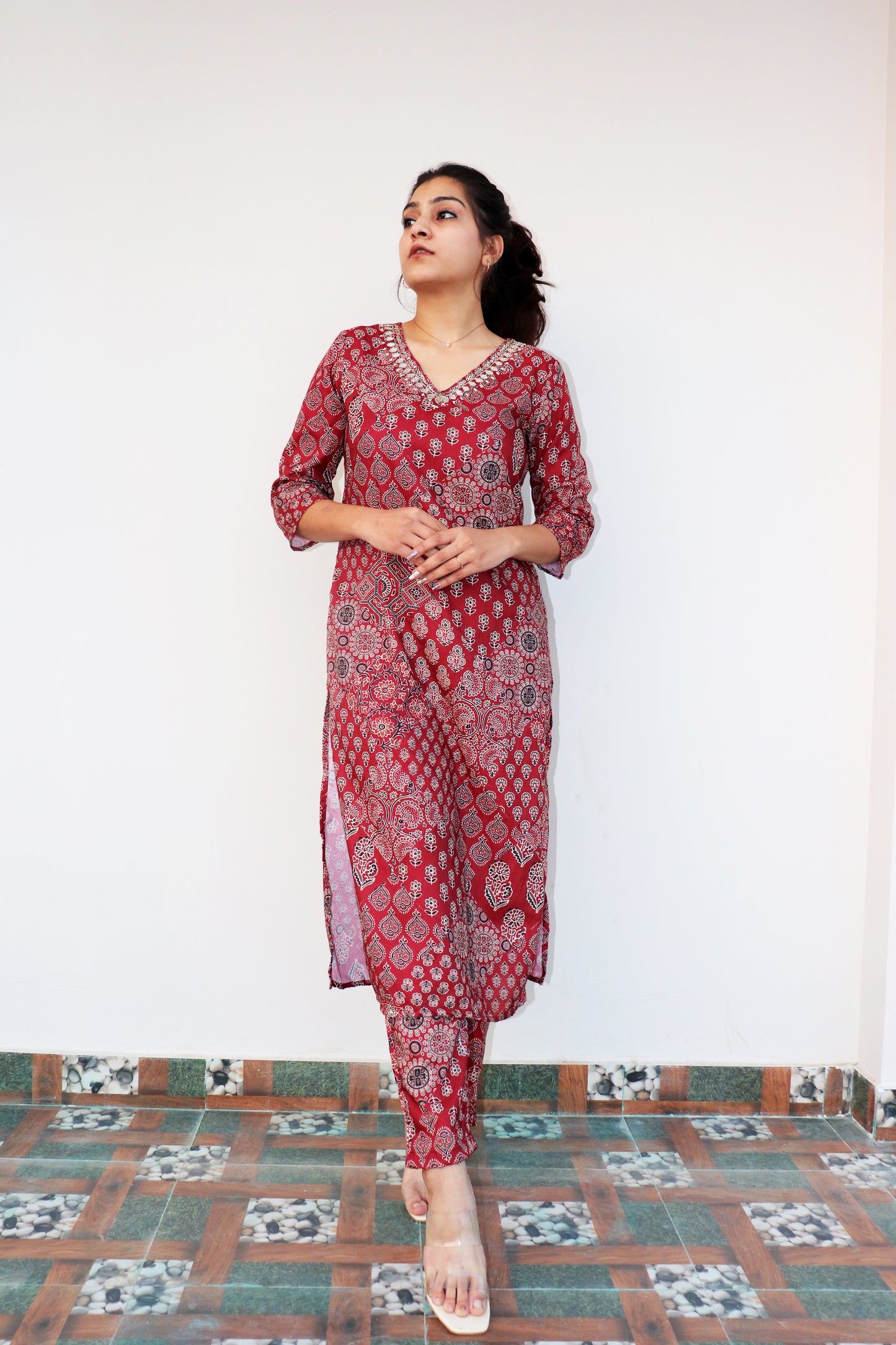 Printed Kurta Pant Set