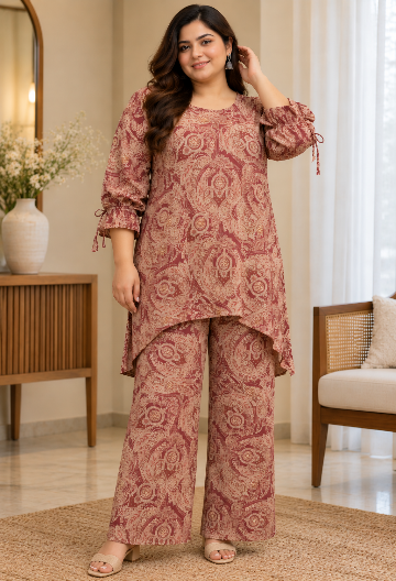 Rosewood Paisley Charm Co-Ord Set