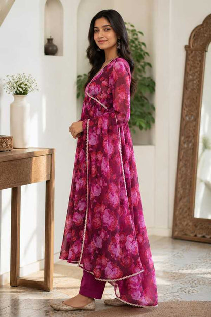 Floral Ensemble Anarkali Set
