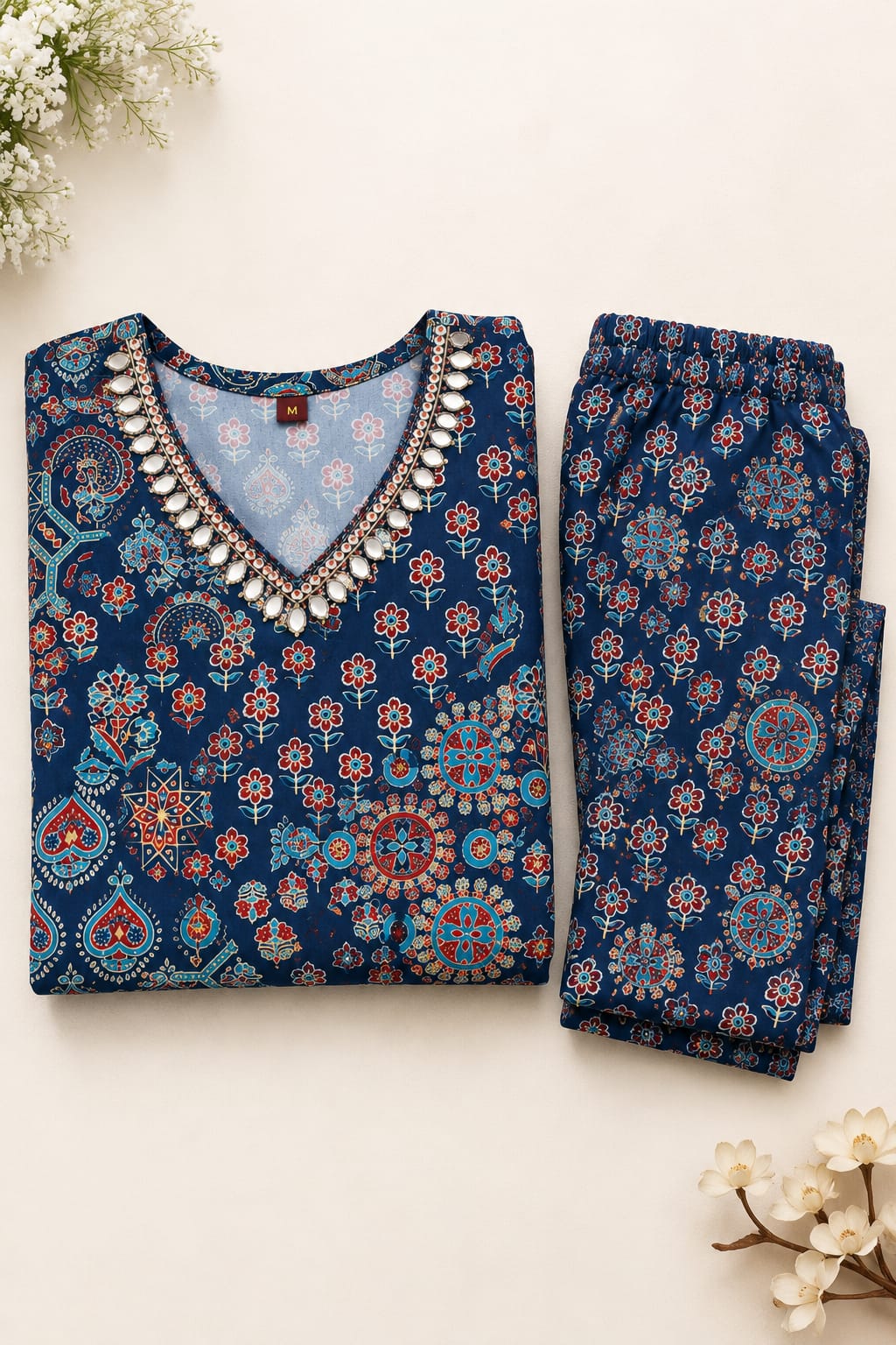 Co-ord Set with Gota Detail