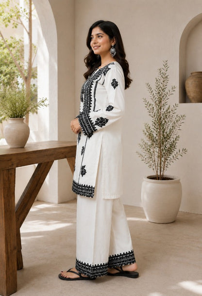 Embroidered Kurta Set