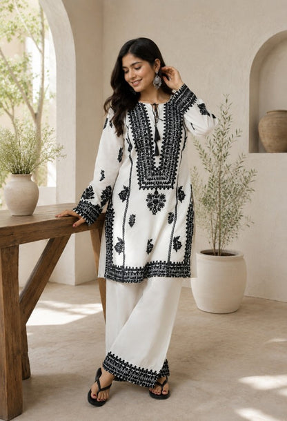 Embroidered Kurta Set