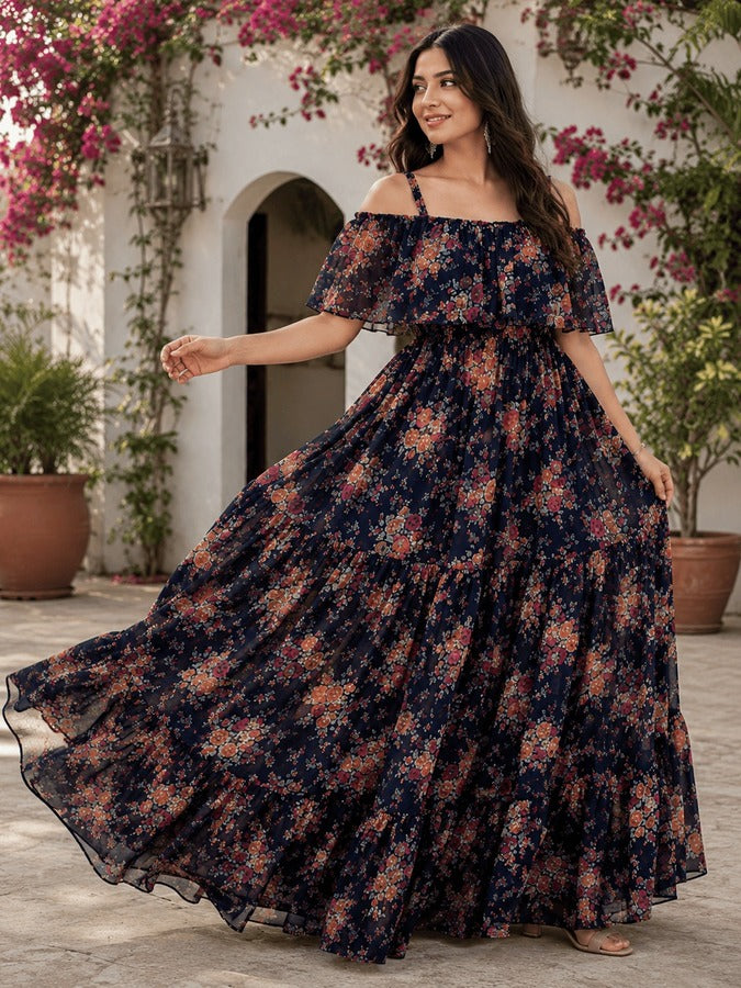 Off-Shoulder Gown