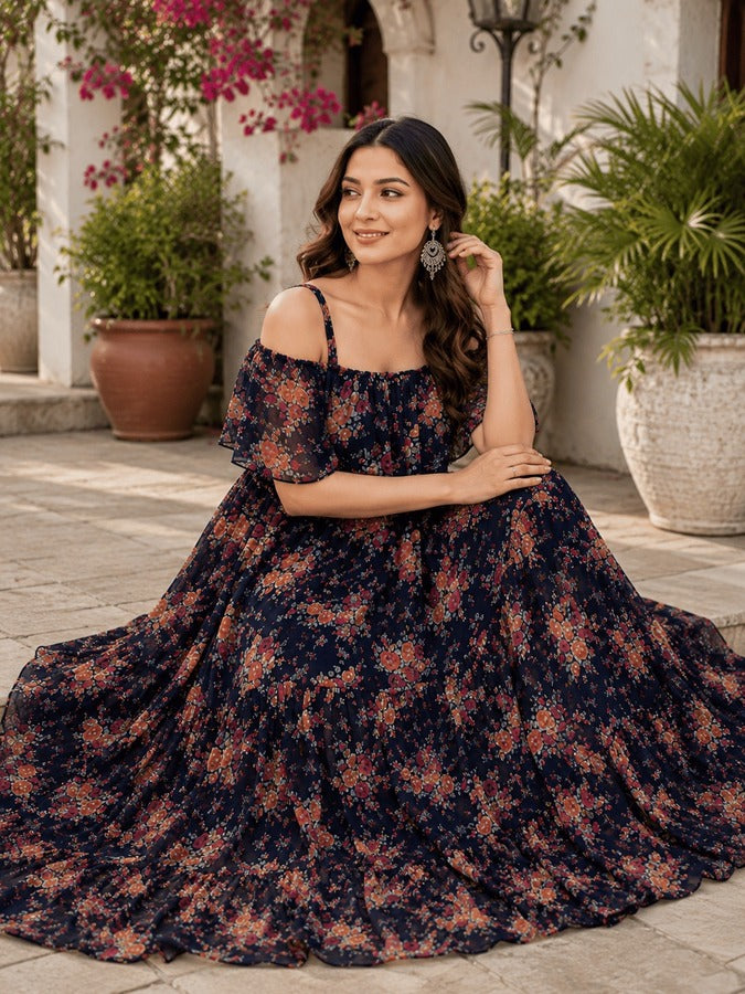 Off-Shoulder Gown