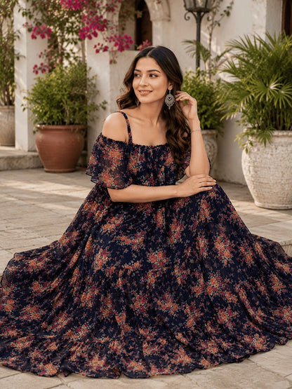 Off-Shoulder Gown