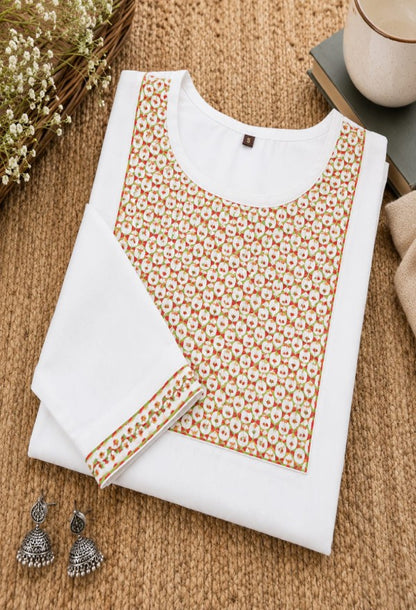 Embroidered Straight Kurta