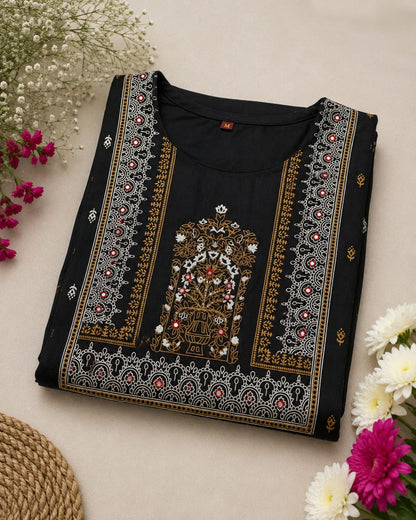 Elegant Embroidered Kurta