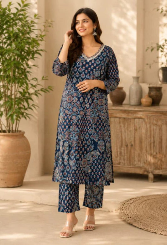 Co-ord Set with Gota Detail