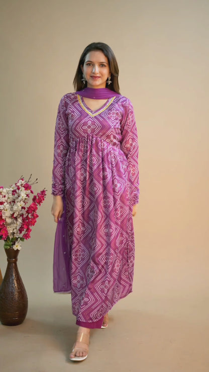 Wine Chinnon Alia Cut Suit