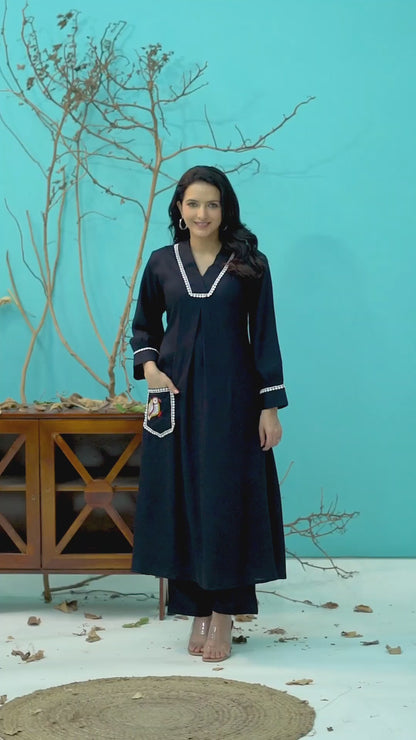 Black Bird Co-Ord Set